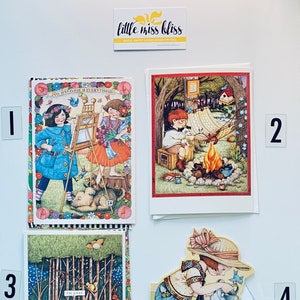 Tarjetas de felicitación vintage de Mary Engelbreit - Te extraño/Amistad, parte 4 • SIN USAR •