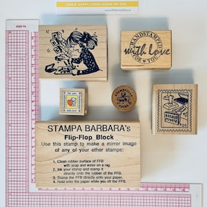 Tampons en caoutchouc vintage - Collection de tampons pour vous