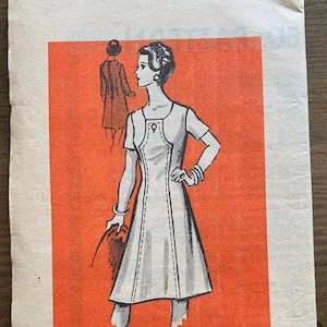 Patrón de costura vintage por correo 9093 Talla 36 - plegado de fábrica/sin cortar • SIN USAR •