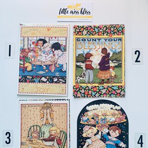 Cartões de felicitações vintage Mary Engelbreit - Feliz aniversário - parte 3 (genérico) • NÃO USADO •