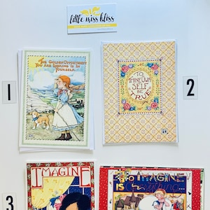 Vintage Mary Engelbreit Grußkarten - Blanko Karten - Teil 8 • UNBENUTZT •