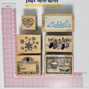Vintage stempels - kerststempels 3