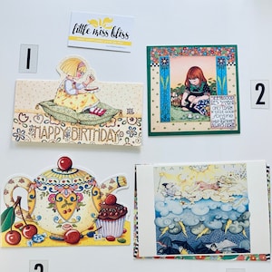 Cartes de voeux vintage Mary Engelbreit - Joyeux anniversaire, femme - 1ère partie • INUTILISÉ •