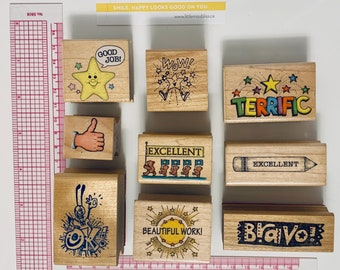 Vintage Rubber Stamps - Teacher 7