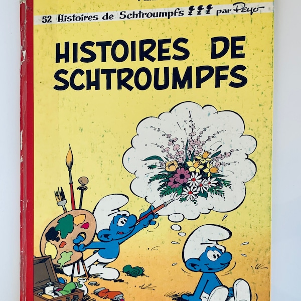 Vintage Smurf Books