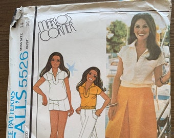 Vintage McCall's 5526 Sewing Pattern - factory fold/uncut