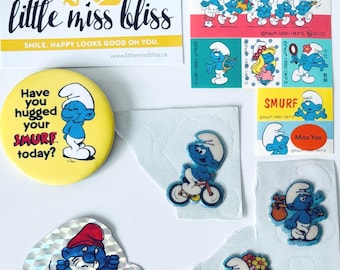 ビンテージ スマーフ ステッカー 私の考えはこうです! - Etsy 日本