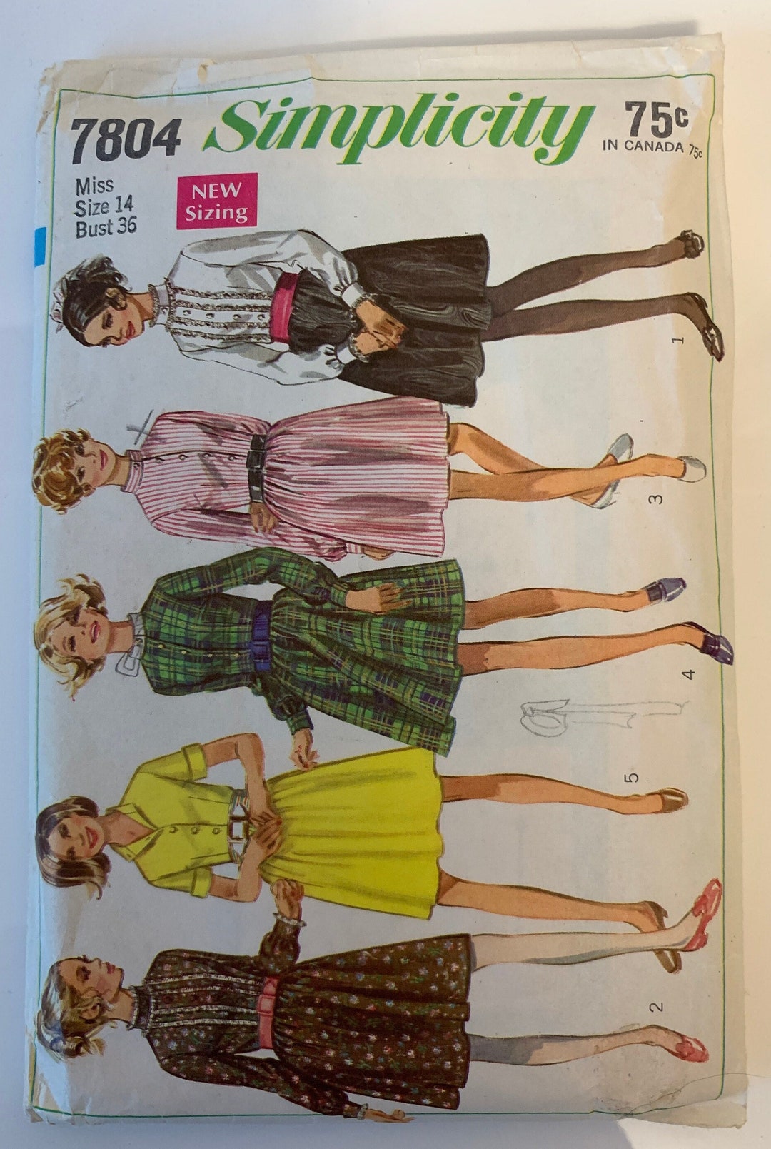 メーカー直売 - 人気ランキング 7804 Simplicity Vintage Sewing Etsy - Pattern 裁縫材料