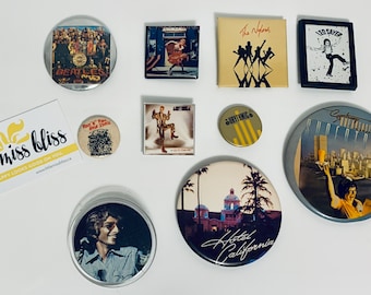 Vintage Pinback Buttons - Music