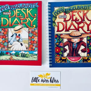 Vintage Mary Engelbreit's Desk Diary/Calendar 1995, 1996 • UNUSED •