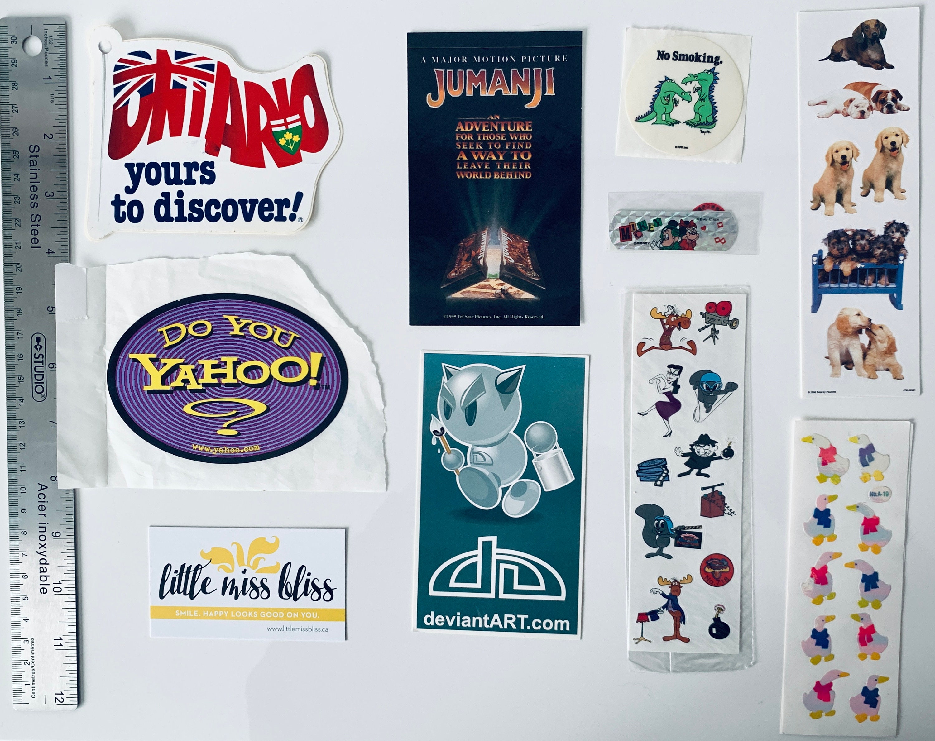 Vintage Sticker Sheets/Decals - Miscellaneous • UNUSED •