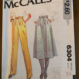 Vintage McCall's 6304 sömnadsmönster - fabriksvikt/oklippt • OANFÖRT •