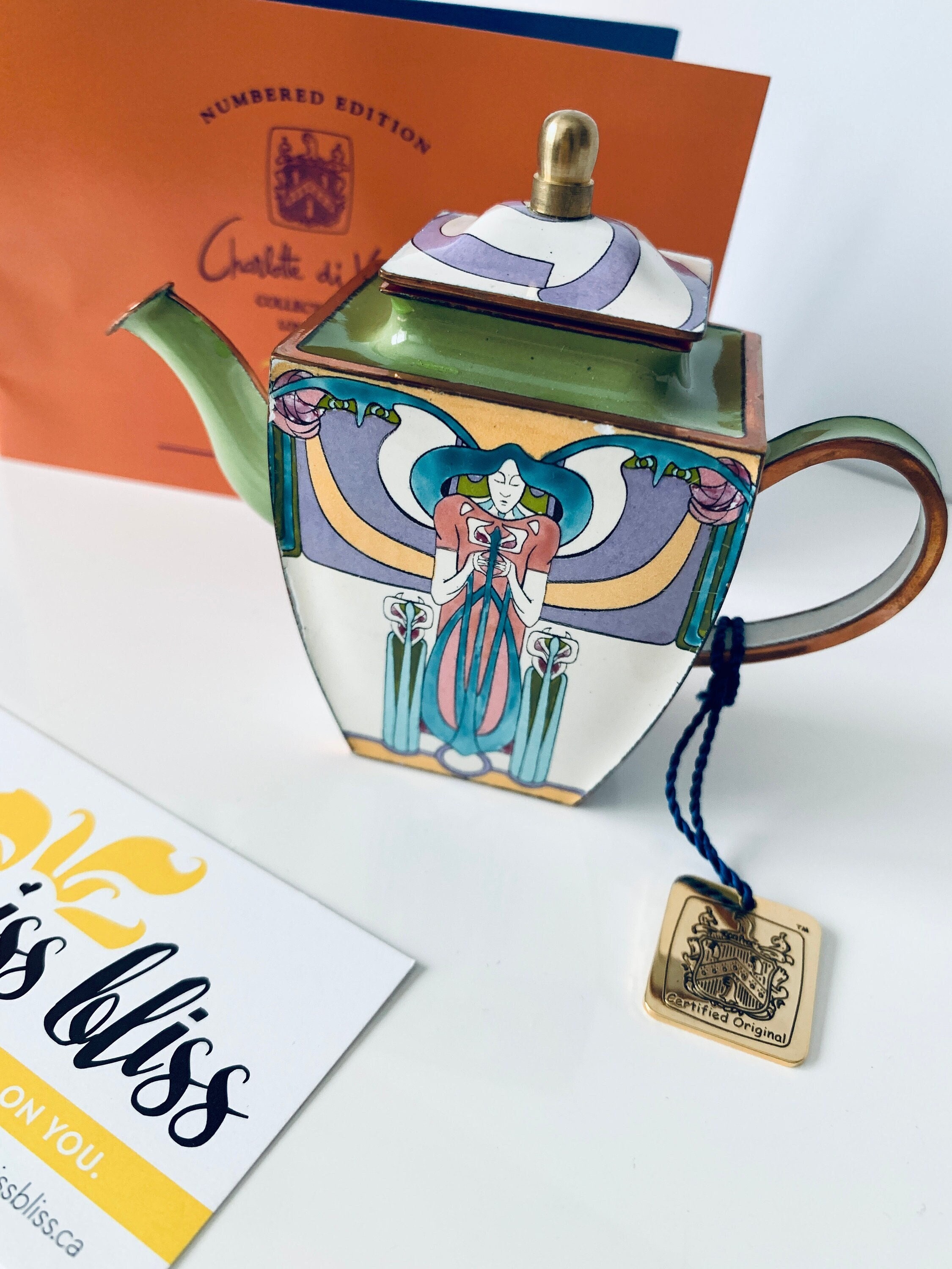 Miniature teapot charlotte di vita - Etsy 日本