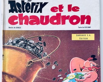 Vintage französischer Comic "Une aventure d'Astérix le Gaulois" (en français) - Astérix et le chaudron, Vol 13, 1971