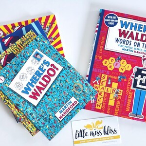 Where&#39;s Waldo Mini Books & Activity Book - Words on the Go! Martin Handford
