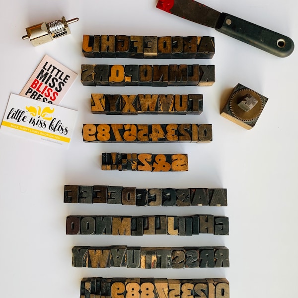 Vintage Wood Type - No 508, 0.8125" (smaller of 2 that I have)