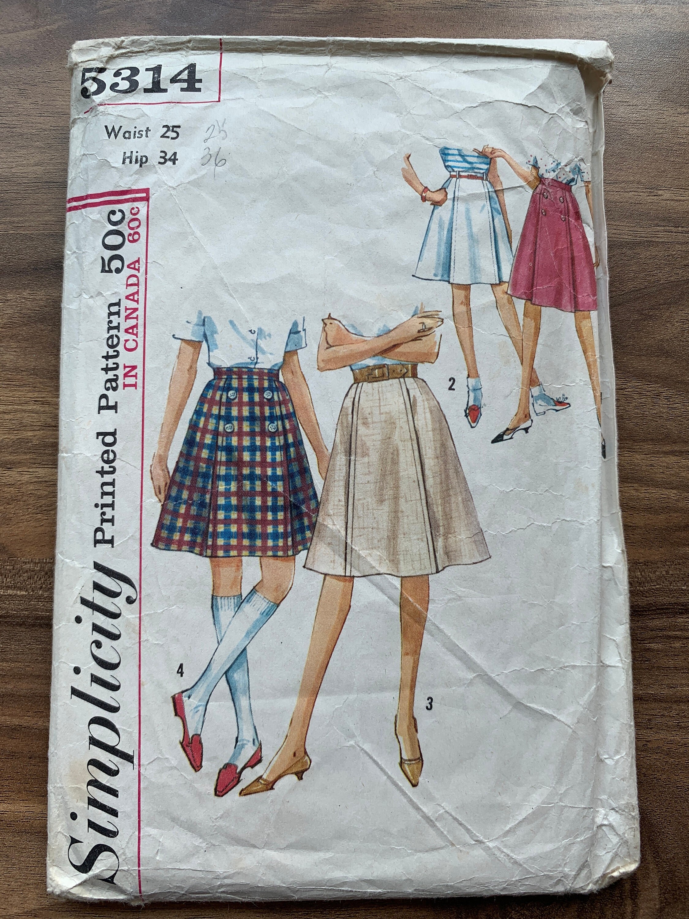 Vintage Simplicity 5314 Sewing Pattern - Etsy