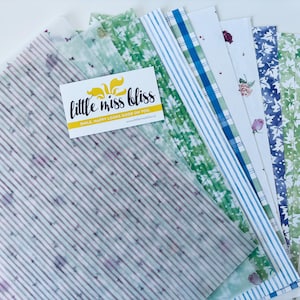 Papier de scrapbooking vintage Susan Branch - Assortiment • INUTILISÉ •