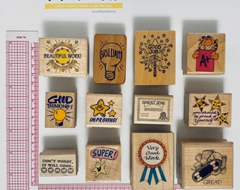 Vintage Rubber Stamps - Teacher 2