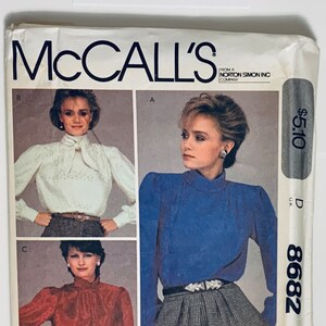 Vintage McCall's 8682 sömnadsmönster - fabriksvikt/oklippt • OANFÖRT •