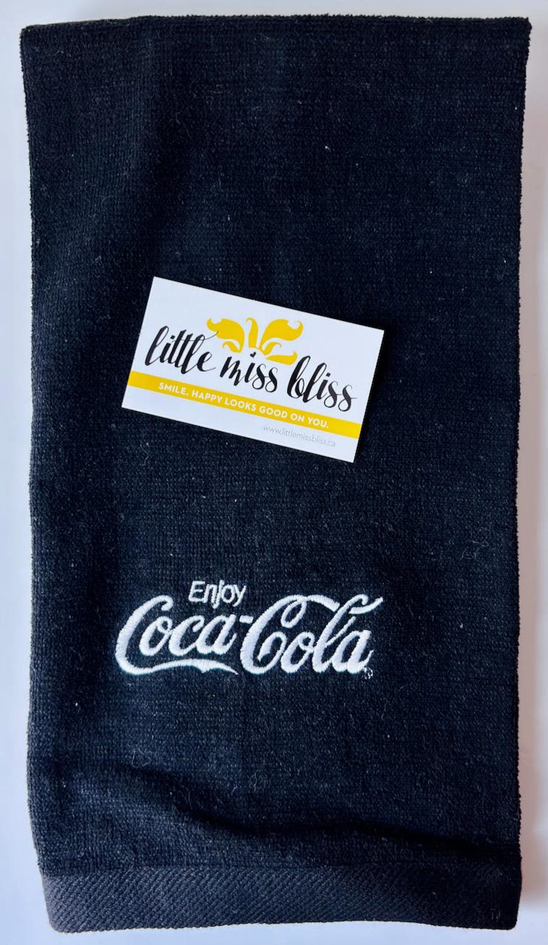 Embroidered Coca-cola® Golf Bag Towel - Terry Cloth • UNUSED • - Etsy