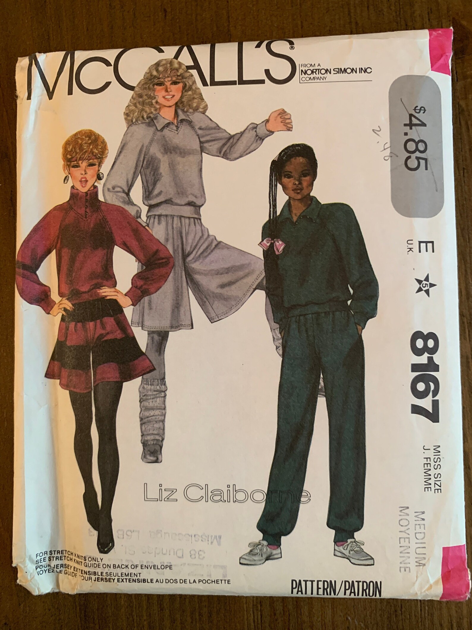 Vintage Mccall's 8167 Sewing Pattern From Liz Claiborne - Factory Fold ...