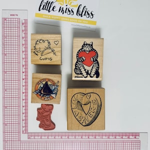 Tampons vintage - Tampons cœur/amour/Saint-Valentin