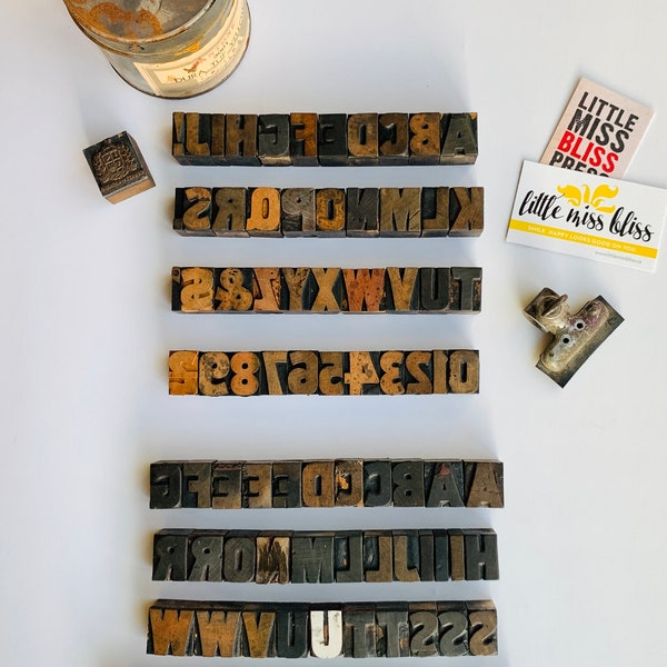 Vintage Wood Type - No 508, 1" (larger of the 2 that I have)