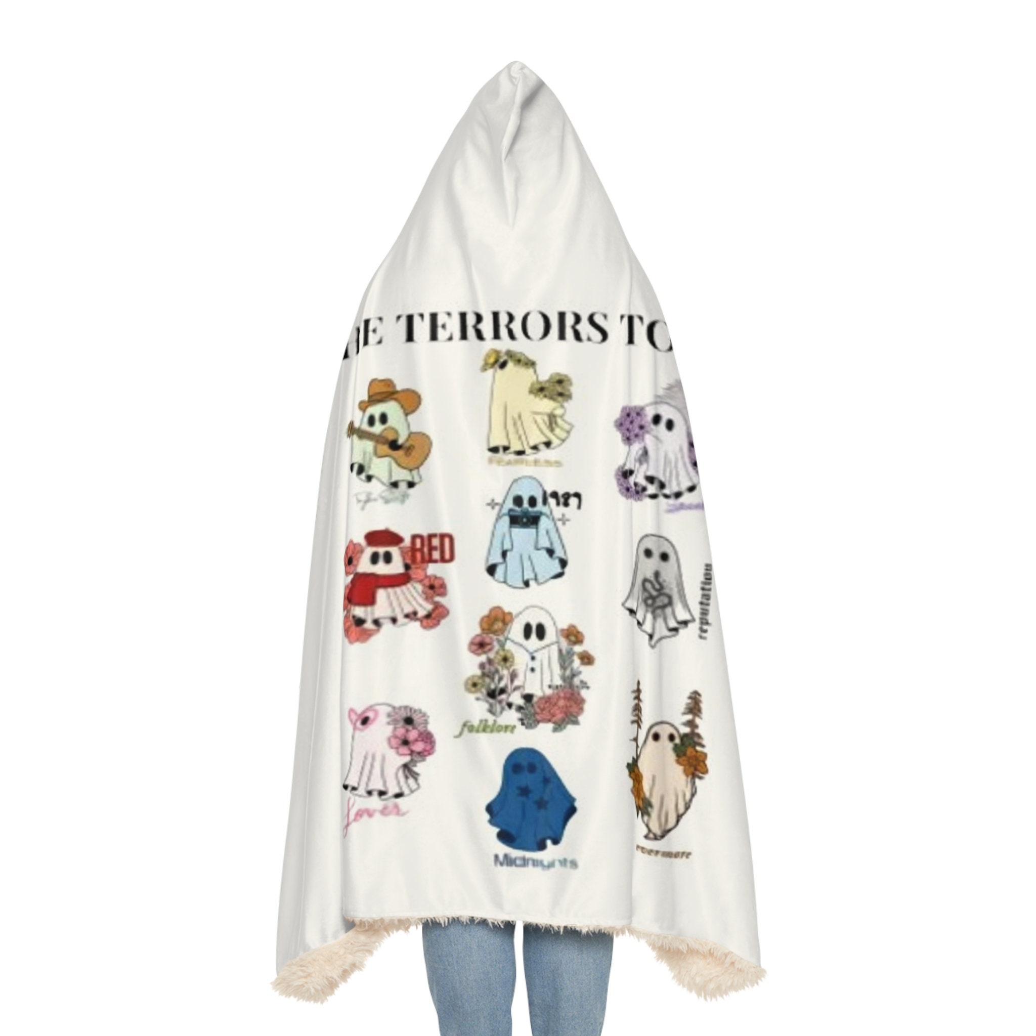 Discover Terror Tour - Eras Tour Spooky Snuggle Hoodie Blanket: Perfect Gift for swiftiee! Cozy Concert Accessory for All Occasions