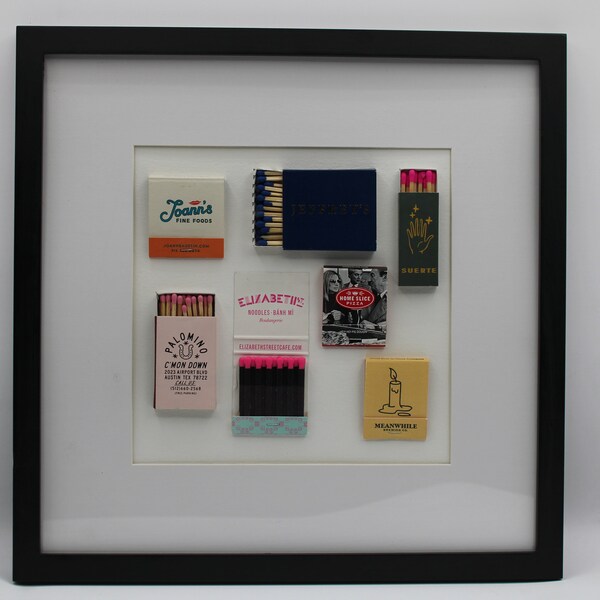 Austin Eats | Framed Matchbook Collection