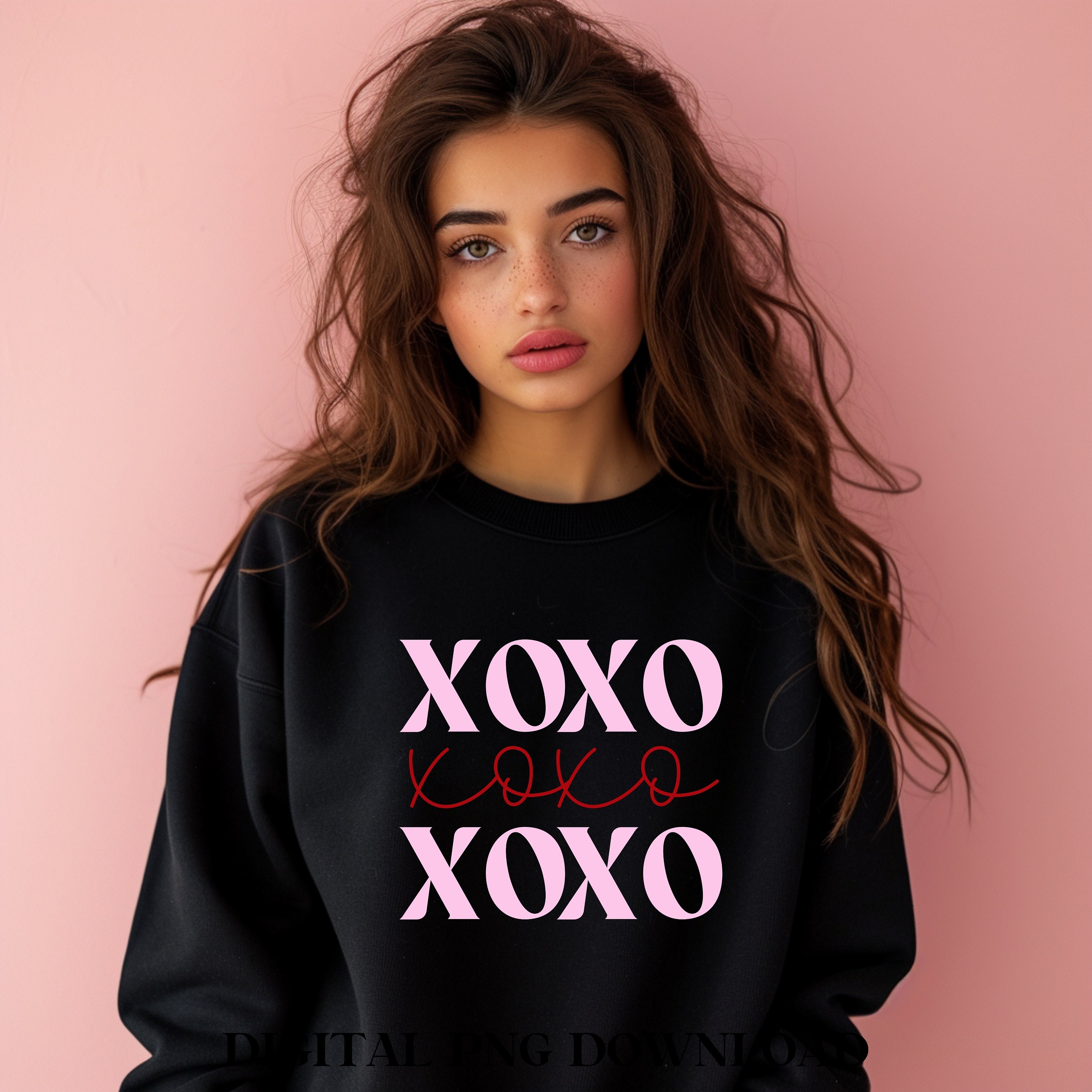 XOXO Faux Sequin PNG, Disco Ball Valentine, Valentines Heart Png, XOXO ...