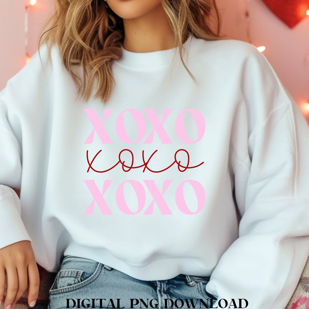 XOXO Faux Sequin PNG, Disco Ball Valentine, Valentines Heart Png, XOXO ...