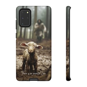 Samsung, Jesus and Lamb No Greater Love Phone Case, God Phone Case, Jesus Phone Case, Faith Phone Case, b2g, Ammie Peters image 6