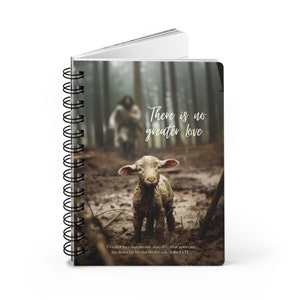 Jesus and Lamb Journal, Yahushua and Lamb Journal, Faith Journal, Christian Gift, Christian Journals,b2g,Ammie Peters, Blessings Book