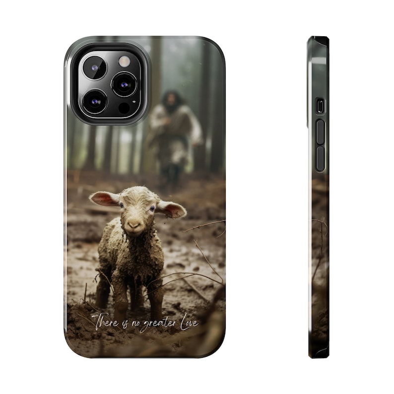 Jesus and Lamb No Greater Love Phone Case, God Phone Case, Jesus Phone Case, Yahushua Phone Case, Faith Phone Case, b2g, Ammie Peters image 7