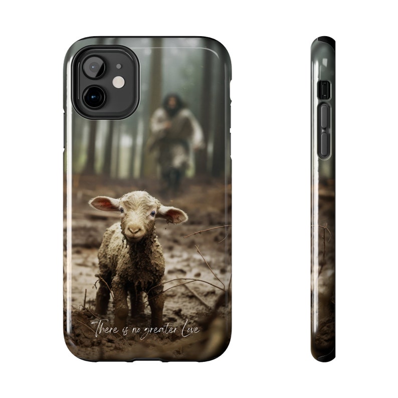 Jesus and Lamb No Greater Love Phone Case, God Phone Case, Jesus Phone Case, Yahushua Phone Case, Faith Phone Case, b2g, Ammie Peters image 8