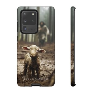 Samsung, Jesus and Lamb No Greater Love Phone Case, God Phone Case, Jesus Phone Case, Faith Phone Case, b2g, Ammie Peters image 3