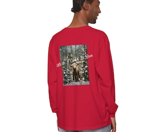 Long Sleeve Shirt Jesus Reason for the Season, Jesus Shirt, Jesus Lamb Shirt, Christmas Shirt, Faith Shirt, b2g, Ammie Peters