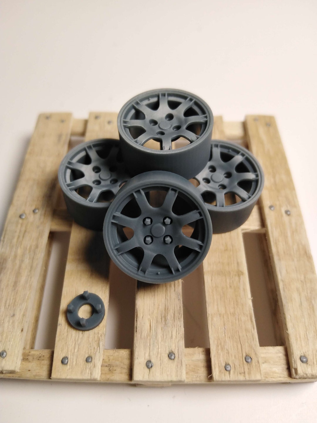 205 Speedline Rims Set of 4 Rims for 1/24 1/18 Scale Model Cars (SPEEDLINE PTS15 Peugeot ...