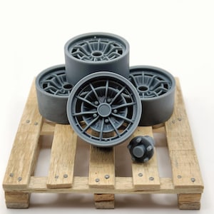 1/24 1/18 カーモデル用リム 4 本セット (Dino Campagnolo)