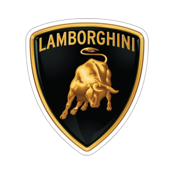 Lamborghini Logo Kiss Cut Vinyl Sticker