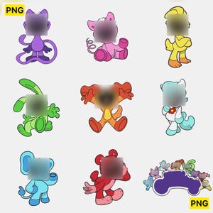 Poppy playtime png - Etsy España