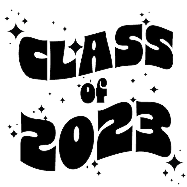 The Grooviest Class of 2023 SVG/PNG Bundle l Graduation Digital Artwork