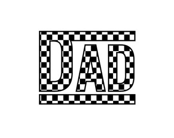 Checkered Dad SVG PNG Bundle, Cadeaux pour papa, Mama Dad et Mini Checkered, Retro Style svg png, fichiers coupés pour cricut, impression à la demande