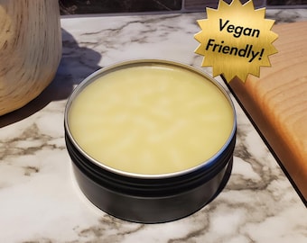 Vegan Cutting Board Conditioner, Organic Non-Toxic Coconut Oil and Carnauba Wax, All-Natural Petroleum Free Chopping Board Finish, 4 oz
