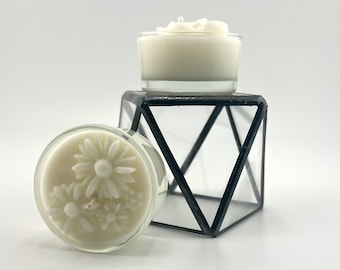 Assorted Floral Designed Scented Tea Light Glass Votive