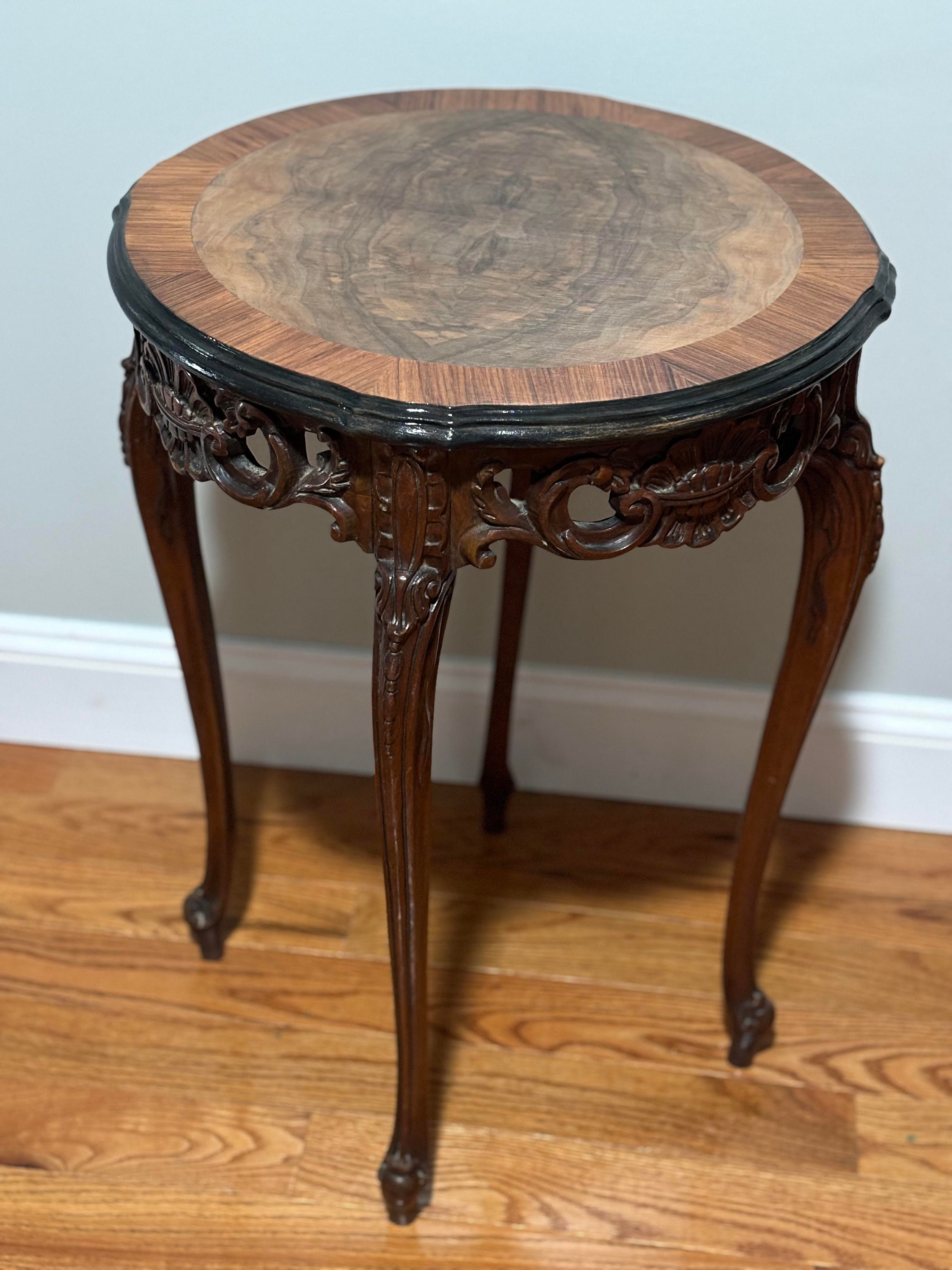 Small Antique Side Table / End Table Hand Carved - Etsy