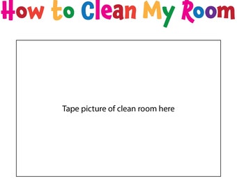 How to Clean My Room Checklist for Kids