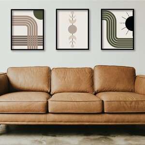 Boho Art Prints, Digital Prints, Mid-Century Modern, Wall Art, Home Decor, Neutral Modern, Earth Tones