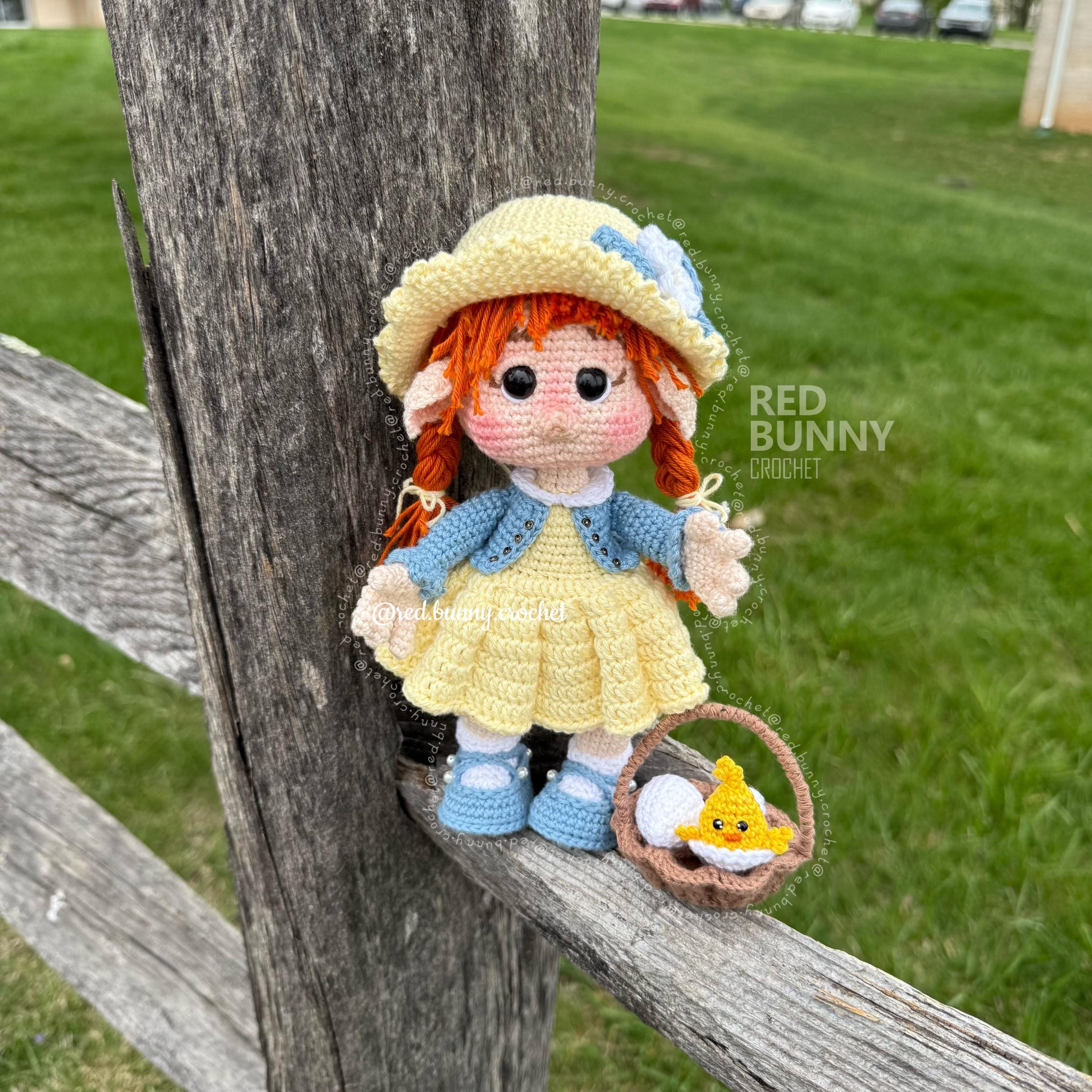 Farm elf crochet pattern bundle 2 PDF Files Amigurumi doll girl ENGLISH & SPANISH